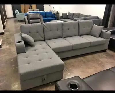 Special Offer High Quality L-Sectional Sofa Reversible New Sale, View more
