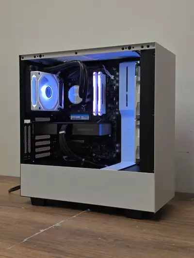 White RTX 3070 Gaming PC┃i9 9900k┃16GB DDR4┃1TB NVMe|, View more