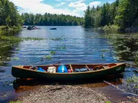 Restored Cedar Canoe