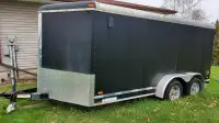 14ft V-nose cargo trailer 