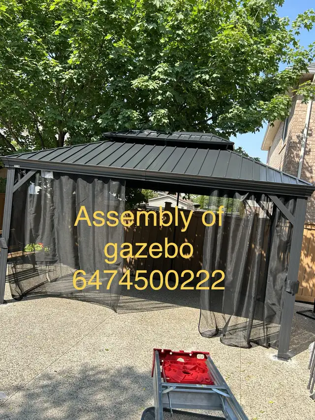 install of gazebo in Patio & Garden Furniture in Mississauga / Peel Region - Image 2
