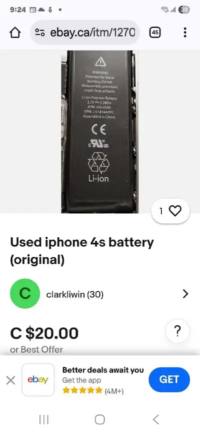 Iphone Battery, View more