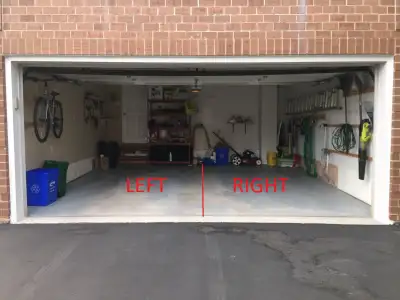 Rent the left half side spot of garage. Parking or storage, no workshop. $200/month, price is firm.