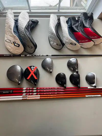 New heads for sale: -LH Taylormade Qi35 Core Driver- 10.5* Still in plastic. Headcover included $475...