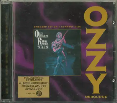 BONJOUR,VOICI L'ALBUM DE OZZY OSBOURNE/RANDY RHOADS***TRIBUTE***SORTIT ORIGINALEMENT EN 1987. CETTE...