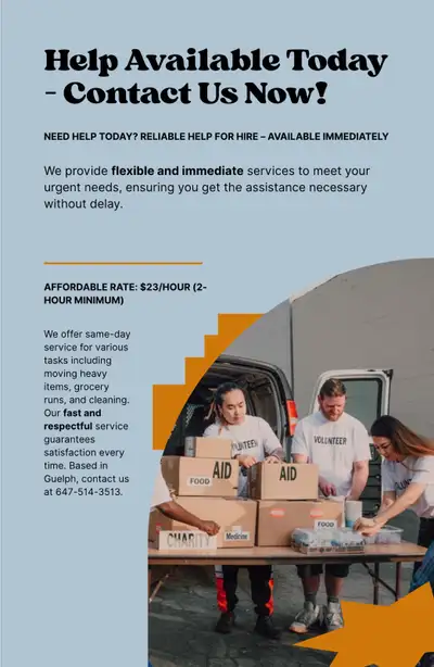 RELIABLE HELP FOR HIRE – AVAILABLE IMMEDIATELY, View more