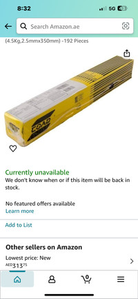 Welding rod. $300  a box on Amazon 