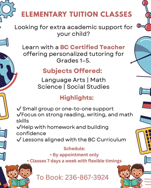 Grade 1–5 Support – Reading, Writing & Math Help408442162445045760