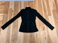 Lululemon Black Jacket Size 6 Brand New
