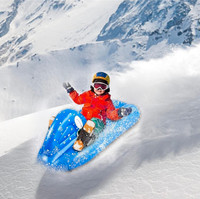 Snow Tubes for Sledding Kid Winter Inflatable Snow Racer Tube