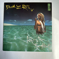 1985 VINYL RECORD: DAVID LEE ROTH CRAZY FROM THE HEAT LP ALBUM