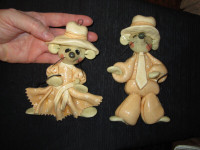 Dough figurine wall hangings - Mouse