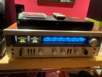 vintage Luxman 1500 stereo receiver, View more