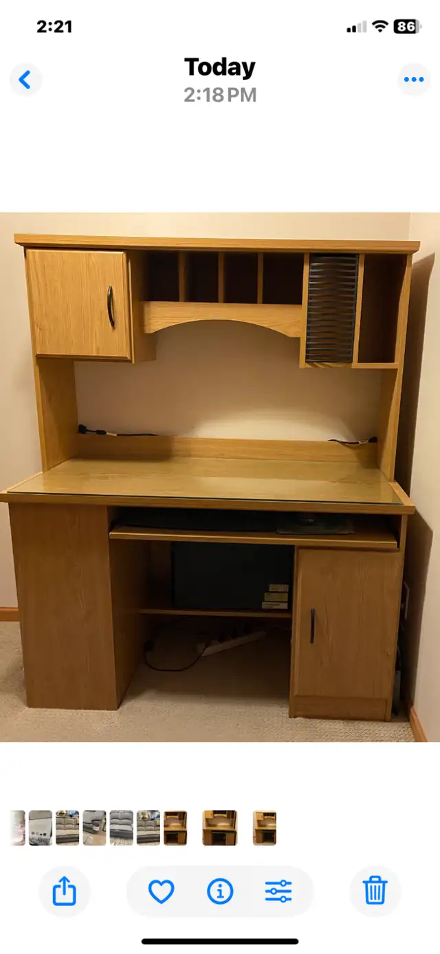 Workstation with Hutch in Desks in Saskatoon - Image 3