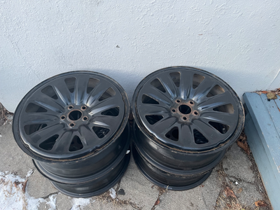 Set of four steel rims, used on 2021 Subaru Crosstrek winter tires for four years
