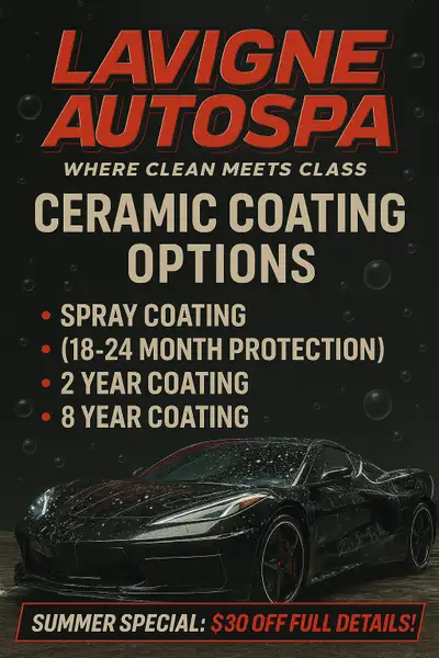 Lavigne Autospa Ceramic coating special!, View more