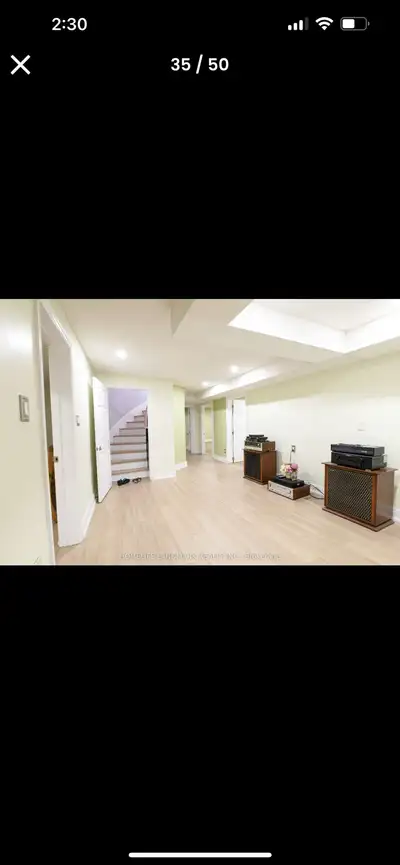 Basement separate entrance for rent