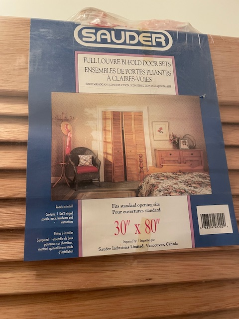 PORTES PLIANTES PERSIENNES EN ACAJOU  MASSIF in Windows, Doors & Trim in Longueuil / South Shore - Image 4