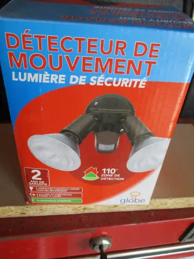 Lumière de sécurité avec détecteur de mouvement Globe, View more