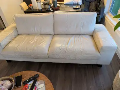 white leather couch free, View more
