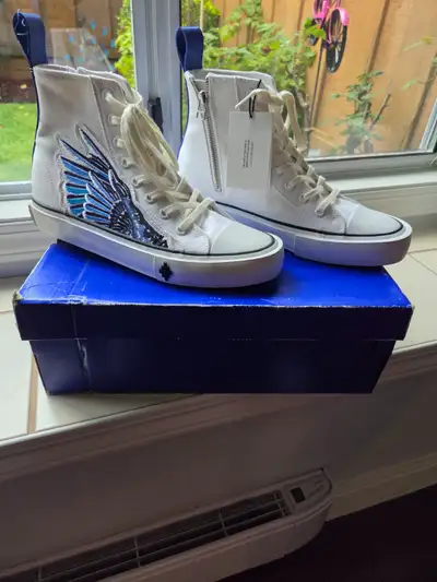 Marcelo Burlon Wings High-Top Sneakers, View more