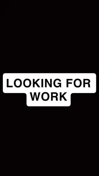 LOOKING FOR WORK, View more