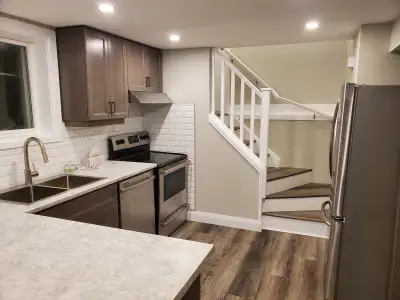 Bright LEGAL 1 bedroom basement apartment with separate entrance. Recently renovated, stainless stee...