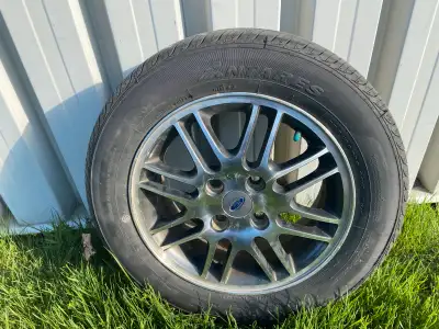 Tires and wheels,Almost new ,used for 2 months and sold the car. I’m selling it for a friend. The ti...