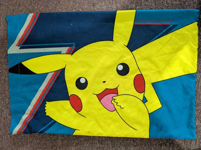 Pokemon pillow case Pikachu in Bedding in Charlottetown - Image 3