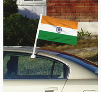 Brand New Indian Flag for Car, 100s of flags available in Stock