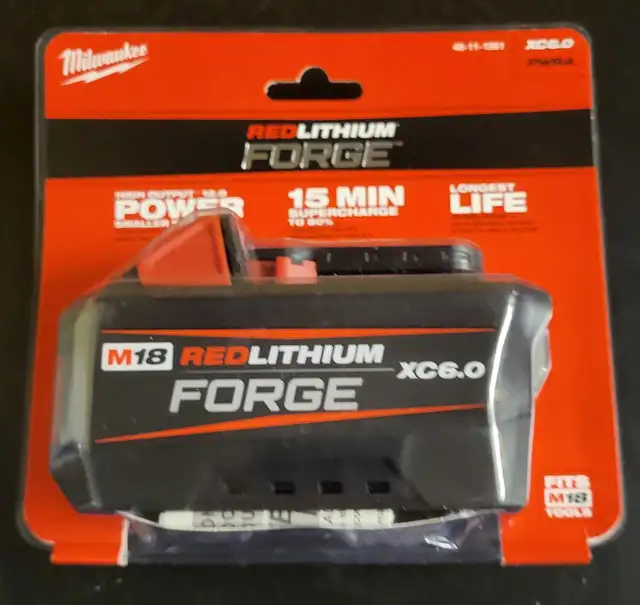 FORGE 6AH BATTERY in Power Tools in Calgary - Image 2