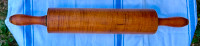 Rolling pin, Vintage primitive. Flame and Birdseye maple.