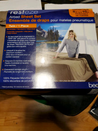 Beco Resteze Twin Airbed Sheet Set Brand New in Package
