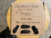 Original GM TPMS 433MHz sensors from 2022 Chevy.