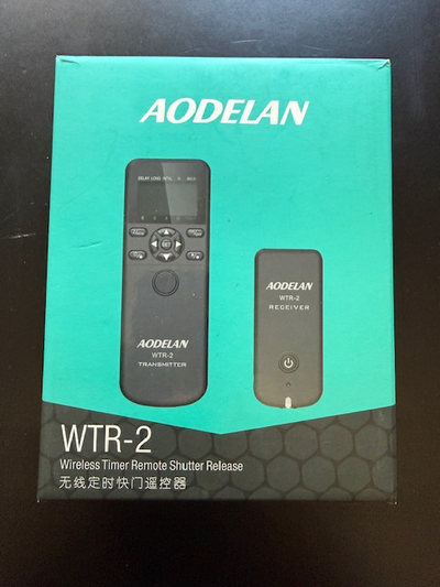 AODELAN Camera Wireless Shutter Release Timer Remote Control for Nikon Z6, Z7, D850, D810, D750, D70...