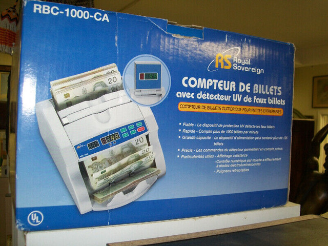 Compteur de Billets- RBC-1000-CA Electric Bill Counter-RS dans Autres équipements commerciaux et industriels  à Ville de Montréal - Image 3