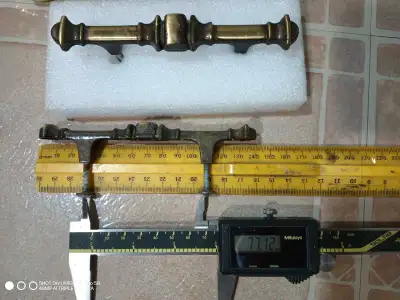 Kitchen cabinet handle satin brass, View more