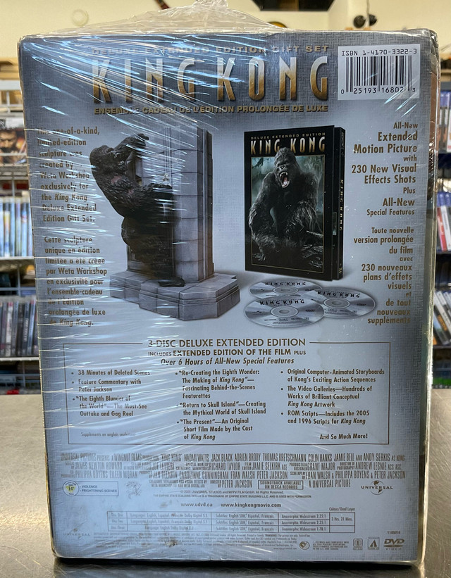 King Kong Deluxe Extended Edition DVD in CDs, DVDs & Blu-ray in North Bay - Image 3