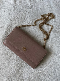 Gucci Marmont Leather Mini Chain Bag Beige/Nude 9.5/10