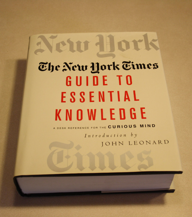 The New York Times Guide to Essential Knowledge in Non-fiction in Saint John