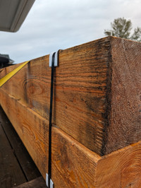 Douglas fir timbers and dimensional lumber