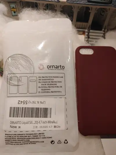 ORNARTO Compatible with iPhone 8 Plus Case, iPhone 7 Plus Slim Liquid Silicone Full Covered Soft Gel...