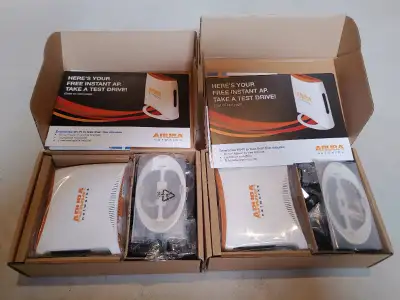 Two Aruba RAP-3WN access points, View more
