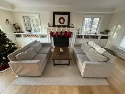 Two matching couches (sofas) , View more