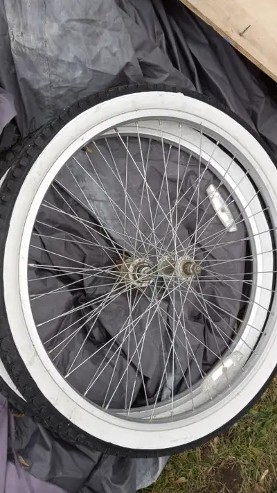 BIKE white wall TIRES PAIR LIKE NEW, View more