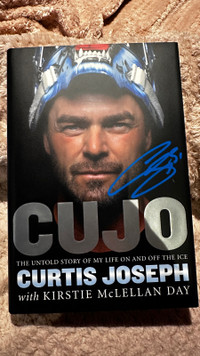 Curtis Joseph Signed Book
