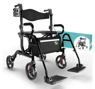 Walker Wheelchair Combo 2-in-1, View more