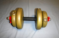 Dumbbell with Two 5 lbs. and Two 2.5 lbs. Weights