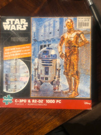 Star Wars C-3PO and R2-D2 - 1000 Piece Photomosaic Puzzle
