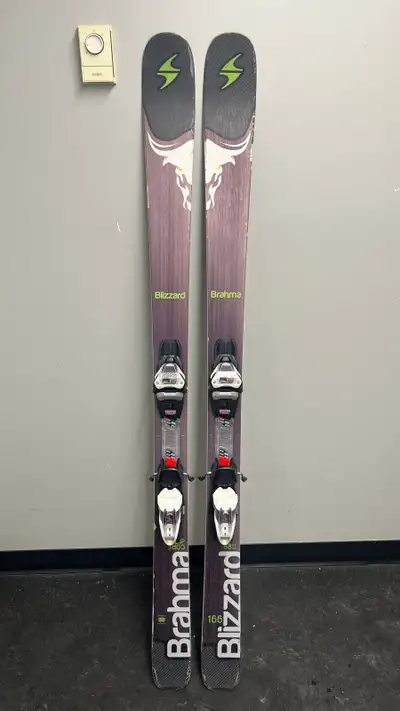blizzard Brahma 166 all mountain skis with adjustable bindings - fit ALL boot sizes Excellent choice...
